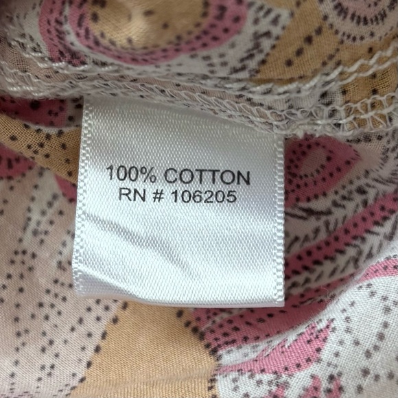 Cino Flying Peacock Floral Paisley Button Down‎ Shirt L - Picture 7 of 10